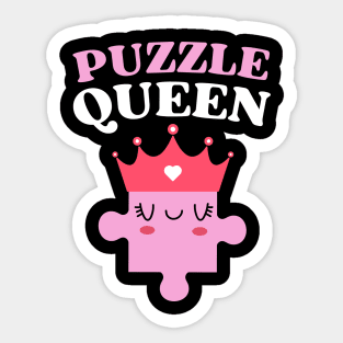 Jigsaw Puzzle Queen Sticker